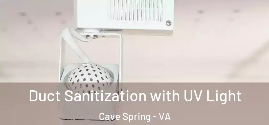  Duct Sanitization with UV Light Cave Spring - VA