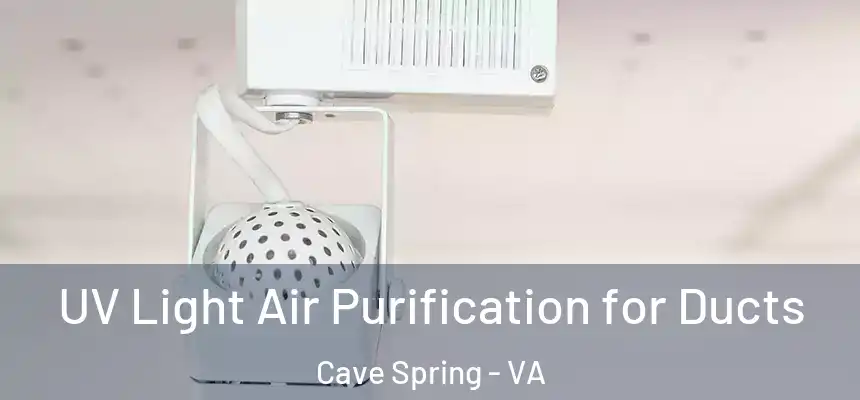  UV Light Air Purification for Ducts Cave Spring - VA
